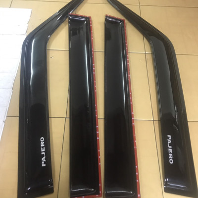 Bộ Vè Che Mưa Dành Cho Xe Mitsubishi Pajero V6 V31 V32 V33 ( Vè Đen Thái )