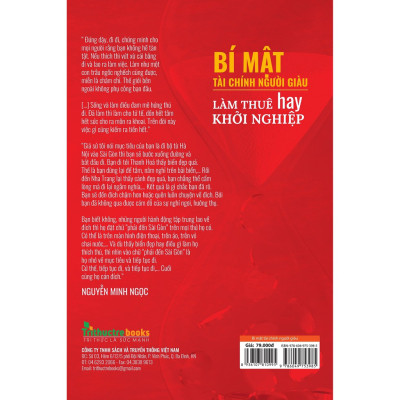 Bí Mật Tài Chính Người Giàu Làm Thuê Hay Khởi Nghiệp - ( VN)