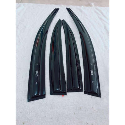 Bộ vè che mưa đen dành cho xe Vios 2019 2020 2021 hàng THÁI LAN bản TO và DÀY, có hình ảnh và vi deo thật của sản phẩm