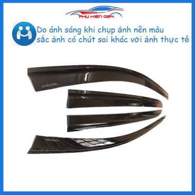 Vè mưa Fadil vè đen che mưa bảo vệ trang trí xe