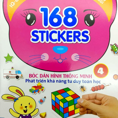 Bóc Dán Hình Thông Minh Phát Triển Khả Năng Tư Duy Toán Học - 168 Sticker (Quyển 4)
