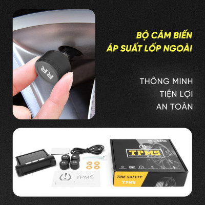 Cảm Biến Áp Suất Lốp Gắn Ngoài TPMS | Cảm Biến Áp Suất Lốp Gắn Ngoài Tiện Dụng, Lắp Đặt Dễ Dàng, An Toàn Khi Vận Hành Xe 