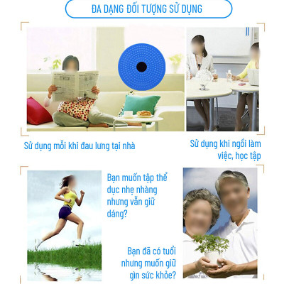 Đĩa xoay eo tập thể dục 360 độ bàn xoay tập cơ bụng cho eo thon tại nhà và phòng gym có hạt massage bàn chân, Đĩa Xoay Tập Eo - Bàn Xoay Tập Eo - Đĩa Xoay Eo Giảm Cân - Bàn Xoay Eo Tập Thể Dục Hiệu Quả, dụng cụ thể thao - Chính hãng dododios