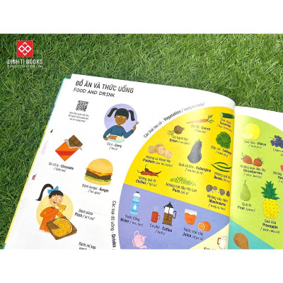 Sách - 1000 Từ Vựng Tiếng Anh Thiết Yếu Cho Trẻ Em Với Kho Từ Vựng Phong Phú, Đa Dạng Chủ Đề - Đinh Tị Books