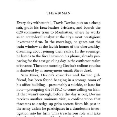 Sách ngoại văn: The 6:20 Man