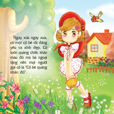Truyện Cổ Tích Thế Giới Hay Nhất - Cô Bé Quàng Khăn Đỏ (Tái Bản)