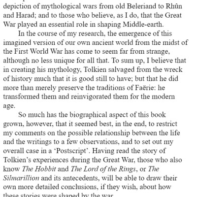 Tolkien And The Great War: The Threshold Of Middle-earth