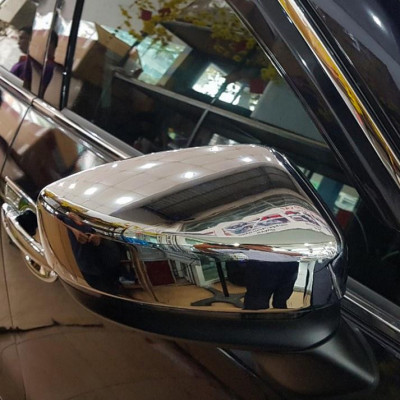 Ốp gương chiếu hậu xe Toyota Fortuner 2016 - 2022 mạ crom cao cấp, Chóng xước, sáng bóng