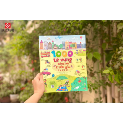 Sách - 1000 Từ Vựng Tiếng Anh Thiết Yếu Cho Trẻ Em Với Kho Từ Vựng Phong Phú, Đa Dạng Chủ Đề - Đinh Tị Books