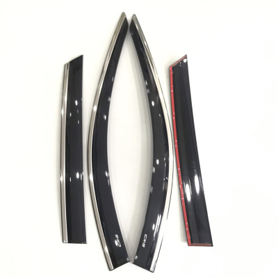 Bộ vè che mưa cao cấp viền INOX dành cho xe Mazda CX-5 2018