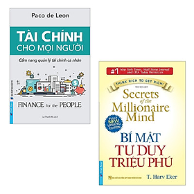 Sách Combo 2 Cuốn Về Tài Chính: Tài Chính Cho Mọi Người - Cẩm Nang Quản Lý Tài Chính Cá Nhân+Bí Mật Tư Duy Triệu Phú
