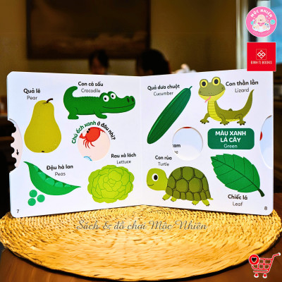 Sách tương tác - Xoay xoay xoay - Đi tìm... Dành cho bé từ 0-6 tuổi (Đinh Tị Books)