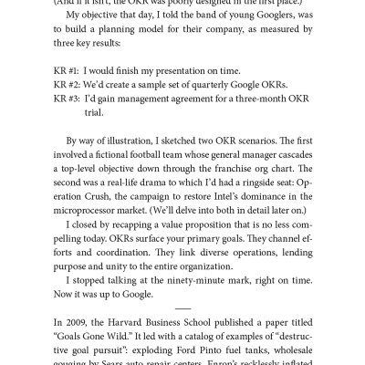 Measure What Matters: How Google, Bono, And The Gates Foundation Rock The World With OKRs