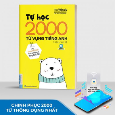 Sách - Combo Tự học 2000 từ vựng kèm App tích hợp AI thông minh: Thực hành Giao tiếp, Flashcard và Bài tập theo chủ đề
