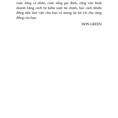 Tư Duy Triệu Phú - Ý Thức Về Tiền Và Biến Khát Vọng Thành Sự Giàu Sang