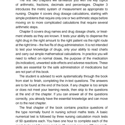 How To Master Nursing Calculations: Improve Your Maths And Make Sense Of Drug Dosage Charts