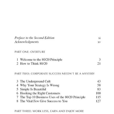 The 80/20 Principle: The Secret to Success by Achieving More with Less