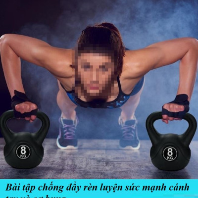 Tạ Ấm 6kg , Tạ Bình Vôi Bê Tông Bọc Nhựa PE Cao Cấp Luyện Tập Thể Dục Thể Hình Tại Nhà Với Tạ Bình Vôi Để Có Vóc Dáng Như Ý