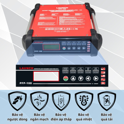 Thiết bị sạc bình cung cấp điện ô tô LAUNCH PFP-150