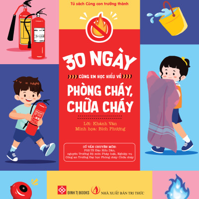 Sách - Bộ Sách 30 Ngày Cùng Em Học Hiểu Về - Phòng Cháy, Chữa Cháy + Phòng Chống Đuối Nước (Bộ 2 Cuốn)