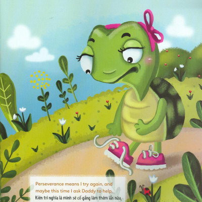 Bé Học Lễ Giáo - Kiên Trì (Sách Song Ngữ Anh - Việt) (2020)