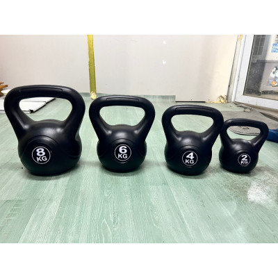 Tạ Bình Vôi,Tạ Ấm 4kg Bê Tông Bọc Nhựa PE Cao Cấp Chính Hãng Đại Nam Sport