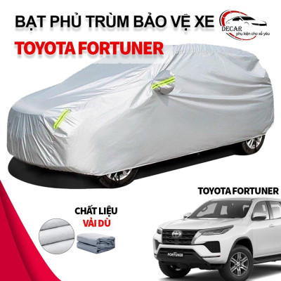 [FORTUNER] Bạt phủ xe ô tô 7 chỗ cỡ to Toyota Fortuner , áo chùm phủ kín bảo vệ xe ô tô chất liệu vải dù oxford 