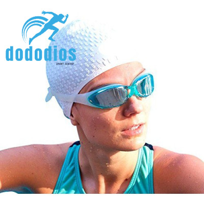 Nón bơi mũ bơi có nốt sần thoát nước nhanh CA32 chất liệu cao cấp cho người lớn, nam, nữ và trẻ em trên 8 tuổi - Hàng Chính hãng dododios