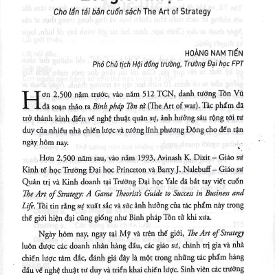 Sách- Nghệ Thuật Tư Duy Chiến Lược- The Art Of Strategy- Kỹ Năng Làm Việc (Tái Bản 2023)(239)- 2HBooks