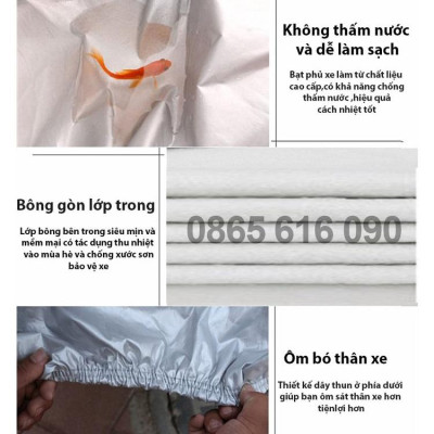 Bạt trùm xe Kia Sonet chất liệu vải dù oxford cao cấp,áo bạt phủ trùm che kín che nắng,mưa cho oto xe hơi cao cấp