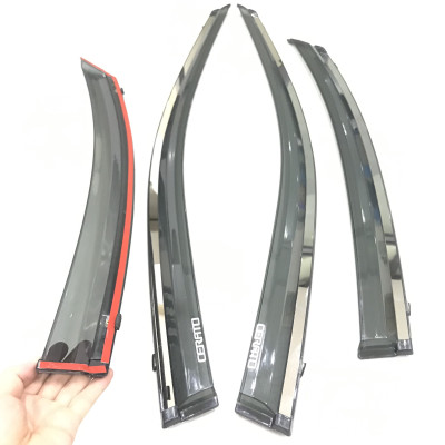 Bộ vè che mưa cao cấp viền chỉ mạ INOX dành cho xe KIA Cerato 2019