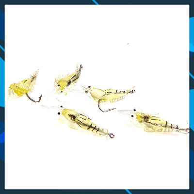  Bộ 10 mồi câu cá giả hình tôm có kèm lưỡi câu siêu nhậy_ LURE _38 