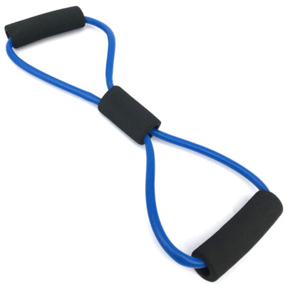 Bộ Dụng Cụ Tập Thể Lực  8 Chi Tiết (Con lăn 2 bánh, Bộ 4 dây đàn hồi,dây nhảy và dây đàn hồi cơ số 8)