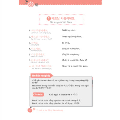 Sách - 15 phút tự học tiếng Hàn mỗi ngày Mcbooks