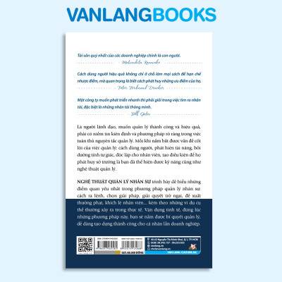 Nghệ Thuật Quản Lý Nhân Sự - Vanlangbooks (Tái Bản)