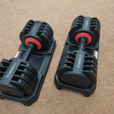 Bộ tạ tay điều chỉnh 20kg (2 tay = 40kg), tạ tay xoay tay cầm điều chỉnh mức nặng linh hoạt T THIEN TRUONG SPORT 