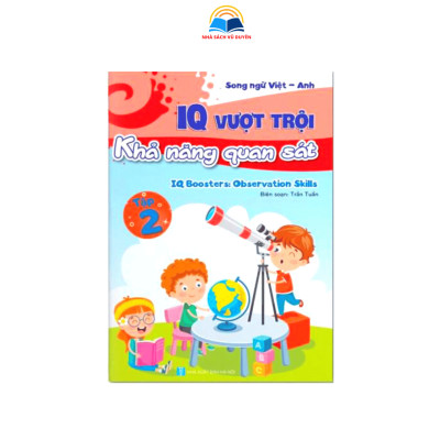 Sách - Bộ IQ Vượt Trội Dành Cho Bé Từ 3-6 Tuổi - Song Ngữ Anh Việt (8 Cuốn)