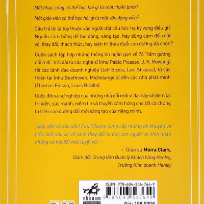 Những Bậc Thầy Đổi Mới - 76 Bài Học Truyền Cảm Hứng Từ Các Nhà Đổi Mới Vĩ Đại Nhất Mọi Thời Đại
