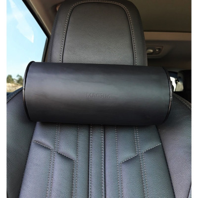 Gối tựa đầu ô tô chất liệu da Nappa nhãn hiệu Macsim mã HR53newnp