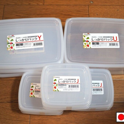 Set 02 hộp thực phẩm Firm Pack J 400ml x2 - Hàng nội địa Nhật Bản nhập khẩu chính hãng