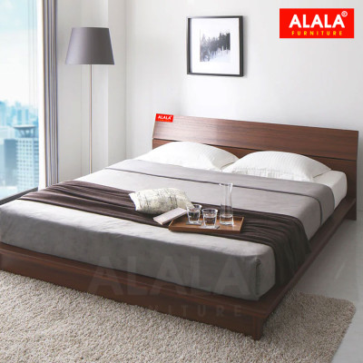Giường thấp ALALA34 / Miễn phí vận chuyển và lắp đặt tận nơi/ Đổi trả 30 ngày/ Sản phẩm được bảo hành 5 năm từ thương hiệu ALALA/ Chịu lực 700kg