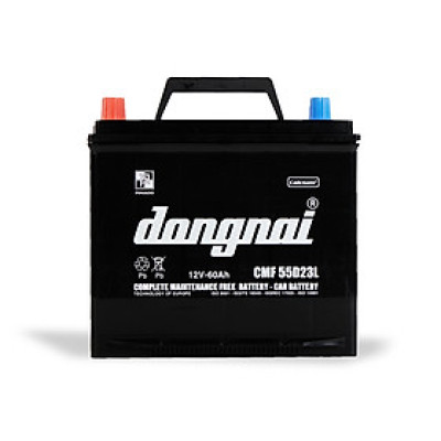 Ắc quy khô miễn bảo dưỡng Đồng Nai CMF 55D23L | 12V - 60Ah