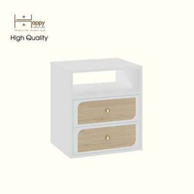 [Happy Home Furniture] BANA, Táp đầu giường 2 ngăn kéo, 50cm x 40cm x 55cm ( DxRxC), THK_120