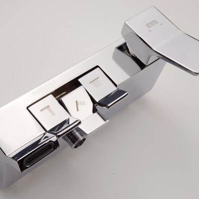 Cây sen nóng lạnh Đồng mạ Chrome Eurolife EL-SC911 (Trắng bạc)