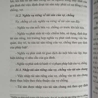 Chế độ hôn nhân và chế độ tài sản của vợ chồng theo pháp luật hôn nhân và gia đình (tái bản lần thứ nhất)