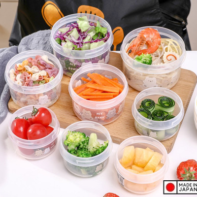 Hộp đựng thực phẩm Nakaya Pot Bear 300ml - Hàng nội địa Nhật Bản nhập khẩu chính hãng