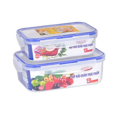 BỘ 2 HỘP THƯC PHẨM 4 KHOÁ 2241