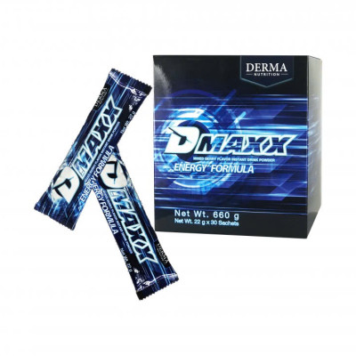 DMAXX thức uống bổ sung vitamin năng lượng có đường DAMODE 11 gói dùng thử màu xanh