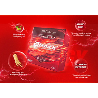 DMAXX thức uống bổ sung vitamin năng lượng không đường DAMODE 11 gói dùng thử màu đỏ