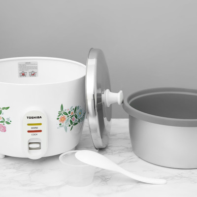 Nồi cơm nắp rời Toshiba RC-18MH1PV(F) 1.8 lít - Hàng Chính Hãng - Chỉ Giao Hồ Chí Minh